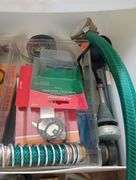 Sterilite storage drawer with miscellaneous