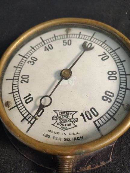 Crosby steam gage