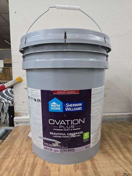UNOPENED Ovation Plus Ultra White Interior Paint. 5E