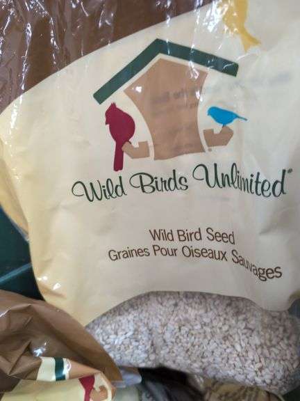 Variety of bird seed and suet cakes. 2a