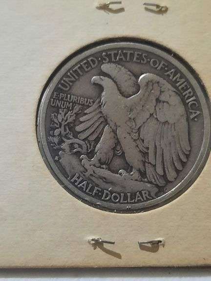 1935 S Silver Walking Liberty Half Dollar