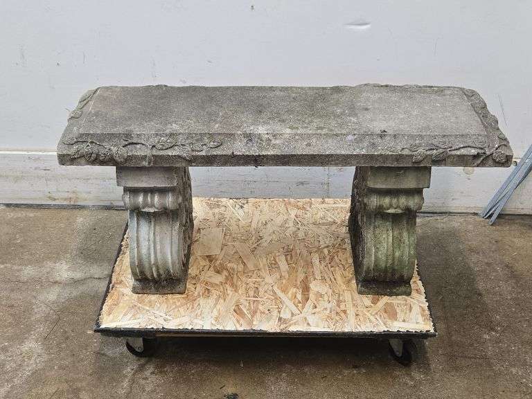 Concrete Garden Bench