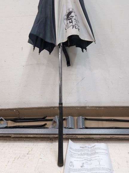 Monkey Bar storage rack, golf umbrella