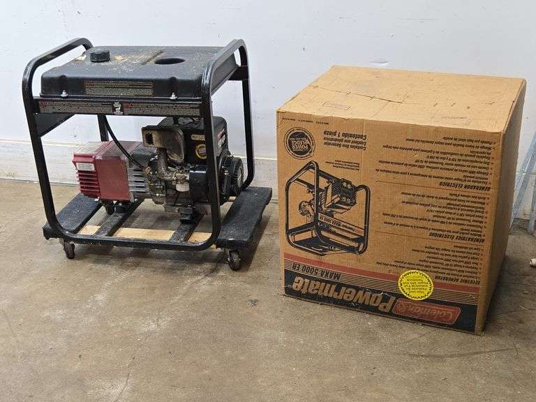 Coleman Powermate Maxa 5000 ER Electric Generator