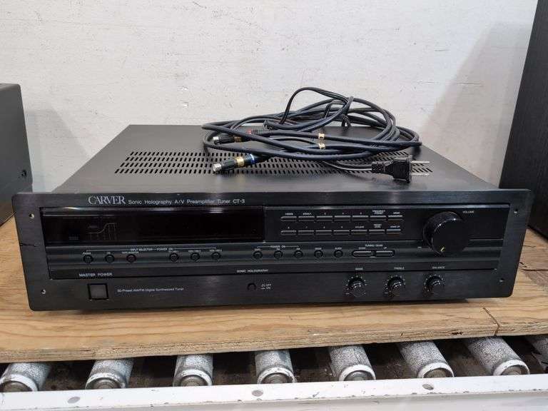 Carver Sonic Holography A/V Preamplifier tuner CT-3. 2d