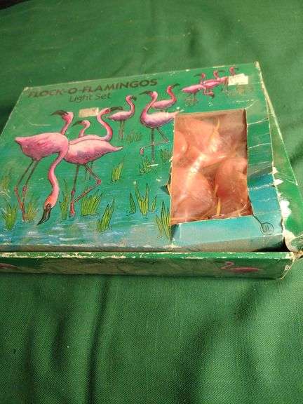 Flock of flamingos light set