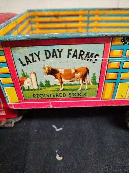 1950's Marx Lazy Day Farm truck