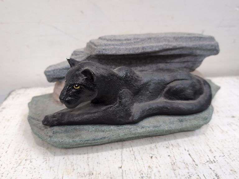 Ceramic panther figure. 1c