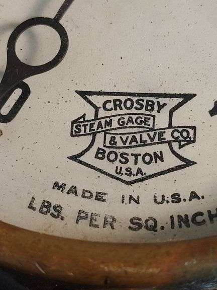 Crosby steam gage