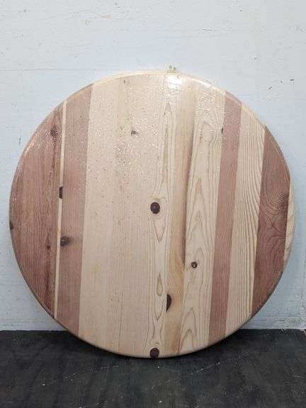 24" solid pine table top NOS. 3a