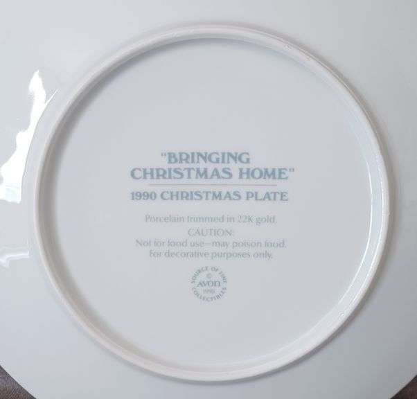 3 Christmas plates