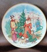 3 Christmas plates