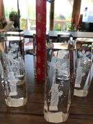 Laser Cut Etched Crystal Blocks(6) & more