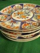 Oriental set of dishes 12 dessert plates 11 sandwich plates