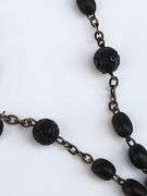 Vintage Sterling and Ebony France rosary