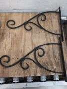 Metal wall hangers for plants. 1b