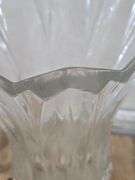 Crystal Vase & BX Glass Jar with Faux Fruit Decor. 5C