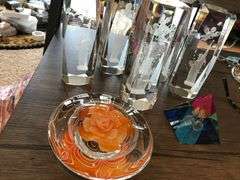 Laser Cut Etched Crystal Blocks(6) & more