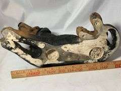 Vintage Large 16" Bloodhound Black Dog Resin