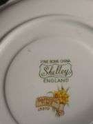 Daffodil Lime Shelly cup and saucer