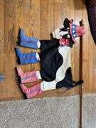 Red White and Blue Cow Windsock