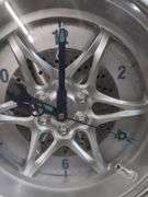 14" tire rim clock. 1b