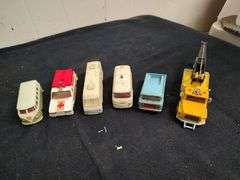 7 Corgi trucks, vans & motorhome