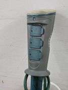 Basket with Extention Cord, Surge Protector & Outdoor Yard Stakes. 6B