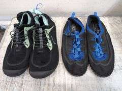 2 pairs of water shoes size 11. 2b