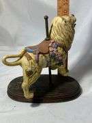 Vintage Colorful Carousel Lion