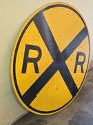 Vintage Railroad Crossing Sign