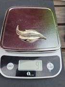 Vintage Danecraft sterling silver leaf brooch