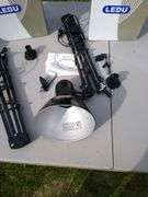 2 Ledu swing arm lamps black, an original boxes