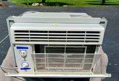 5,250 btu window air conditioner. Works great. Clean.