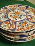 Oriental set of dishes 12 dessert plates 11 sandwich plates