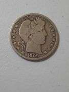 1909 S Barber Silver Half Dollar