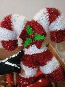 Box of Christmas decor. 7a