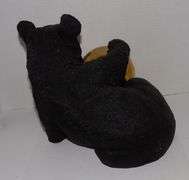 Black Bear Figurine with Gazing Ball