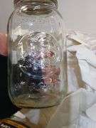 Tote of canning supplies. 9a