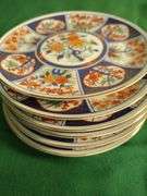 Oriental set of dishes 12 dessert plates 11 sandwich plates