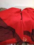 Curtains, throw, shawls, and tote. 8a