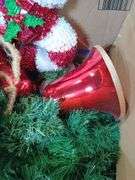 Box of Christmas decor. 7a
