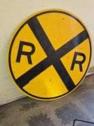 Vintage Railroad Crossing Sign