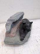 Ceramic panther figure. 1c