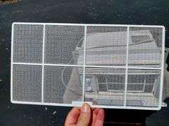 5,250 btu window air conditioner. Works great. Clean.