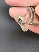 Vintage Danecraft sterling silver leaf brooch