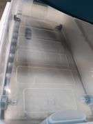 2 under bed storage totes, bubble wrap and more