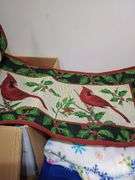 Christmas decor and throws. 8a