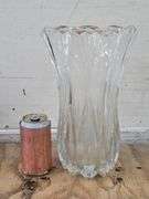 Crystal Vase & BX Glass Jar with Faux Fruit Decor. 5C