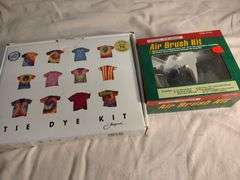 Tie Dye kit and Airbrush kit new in boxes